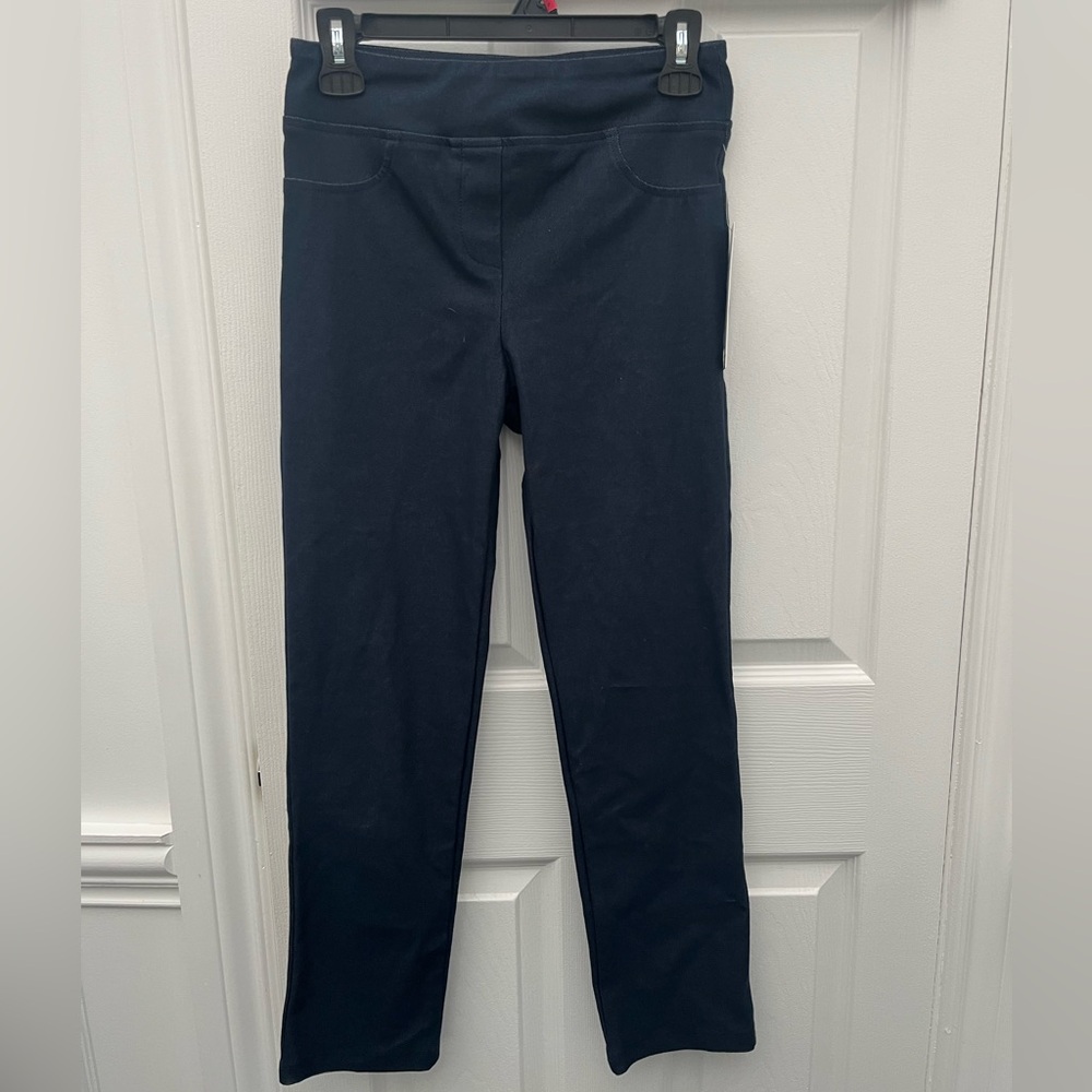 Navy Blue Jegging Leggings with jeans print